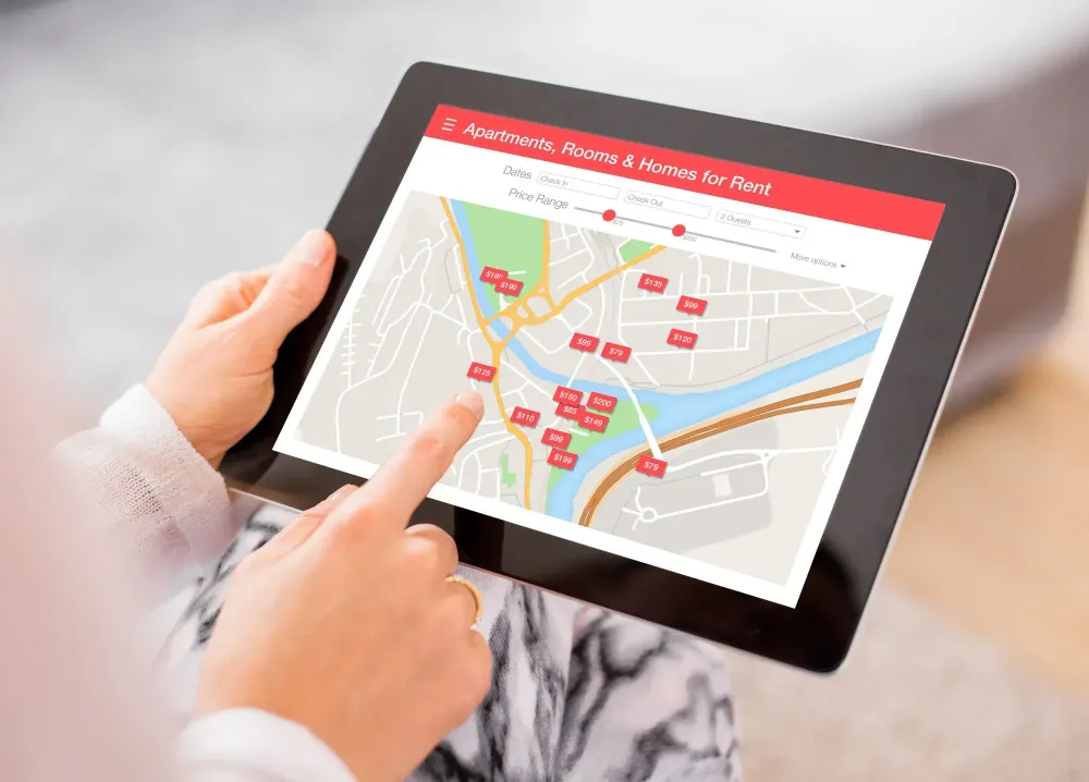 Booking Airbnb Tablet